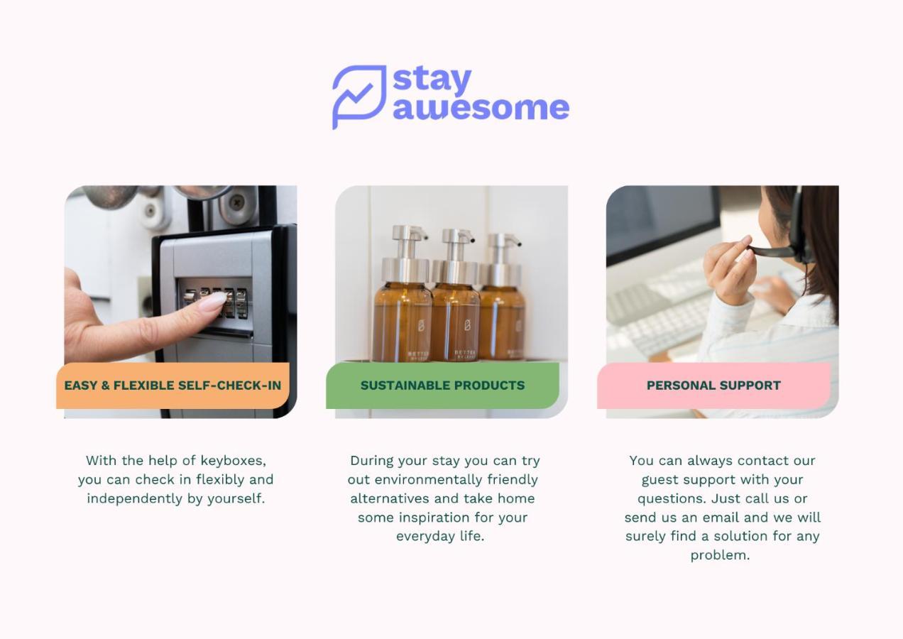 Stay Awesome - Modernes Apartment Am Botanischen Garten كاسيل المظهر الخارجي الصورة